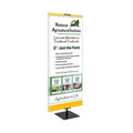 AAA-BNR Stand Replacement Graphic, 32" x 84" Fabric Banner, Double-Sided